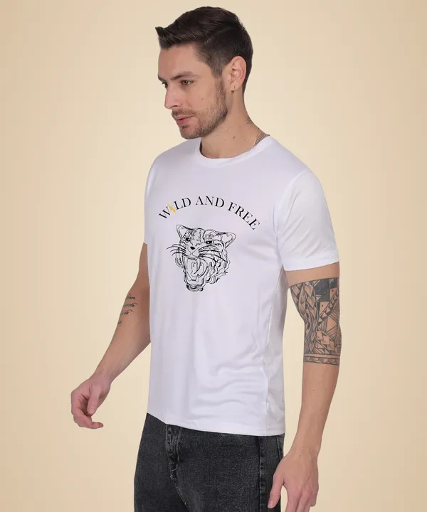 White_Cotton_Printed_Crew_Neck_Half_Sleeve_T-Shirt_For_Men