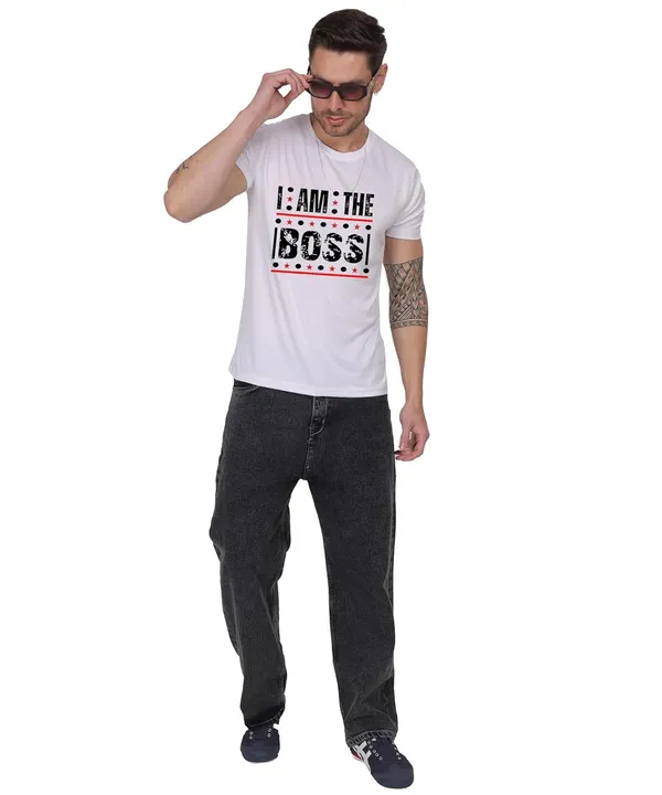 White_Cotton_Printed_Crew_Neck_Half_Sleeve_T-Shirt_For_Men
