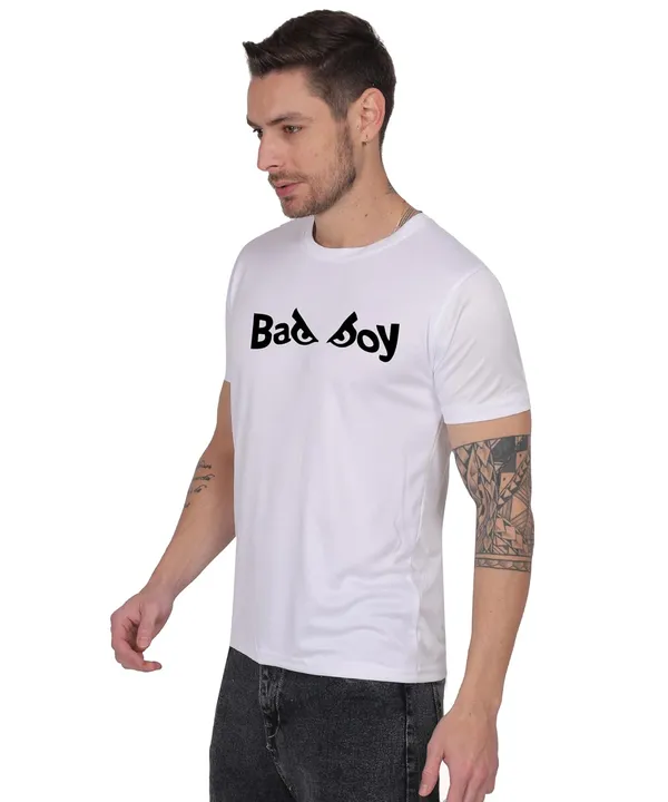 White_Cotton_Printed_Crew_Neck_Half_Sleeve_T-Shirt_For_Men