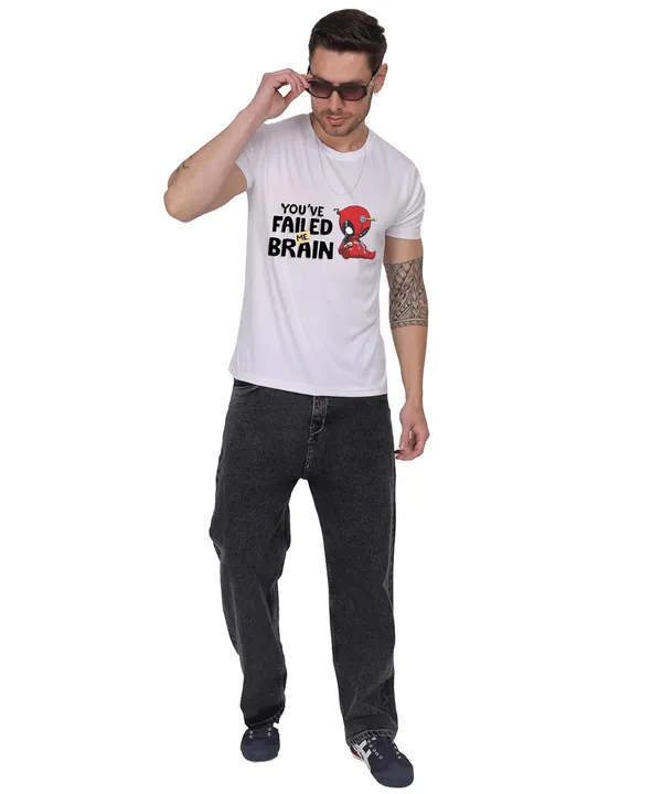 White_Cotton_Printed_Crew_Neck_Half_Sleeve_T-Shirt_For_Men