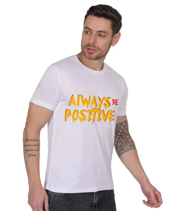 White_Cotton_Printed_Crew_Neck_Half_Sleeve_T-Shirt_For_Men