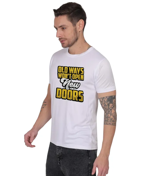 White_Cotton_Printed_Crew_Neck_Half_Sleeve_T-Shirt_For_Men