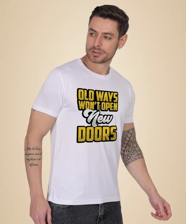White_Cotton_Printed_Crew_Neck_Half_Sleeve_T-Shirt_For_Men