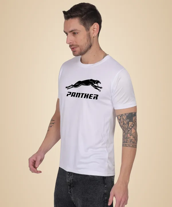 White_Cotton_Printed_Crew_Neck_Half_Sleeve_T-Shirt_For_Men