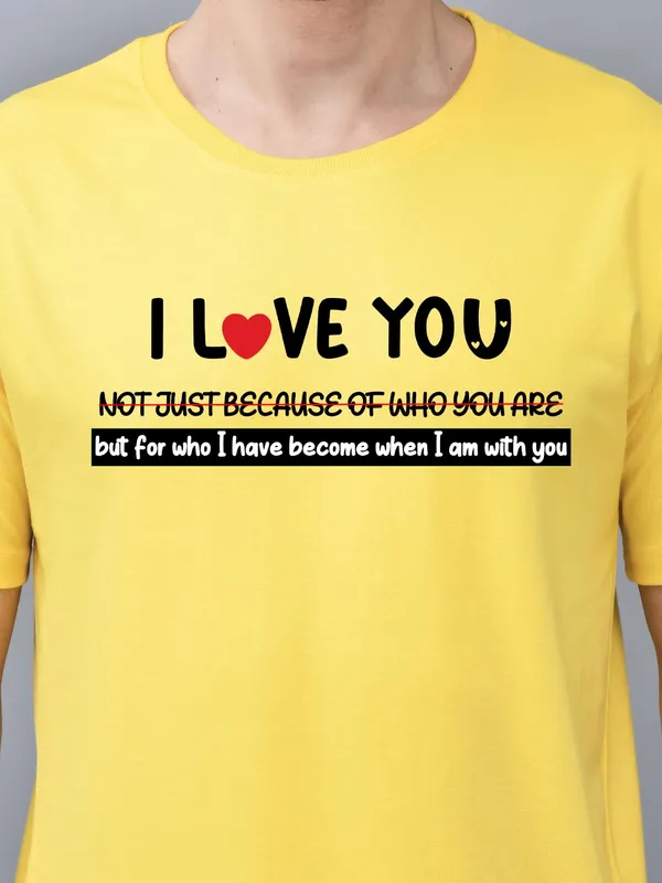 Yellow_Cotton_Printed_Crew_Neck_Half_Sleeve_T-Shirt_For_Men