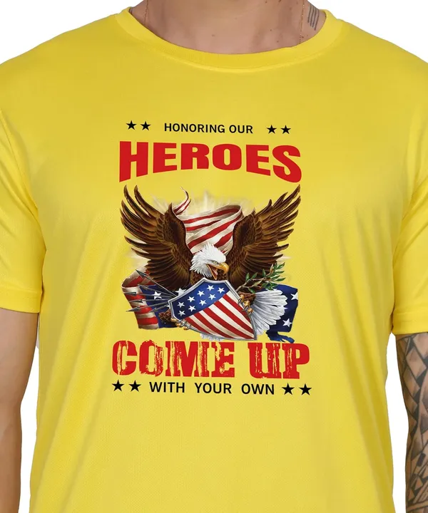 Yellow_Cotton_Printed_Crew_Neck_Half_Sleeve_T-Shirt_For_Men