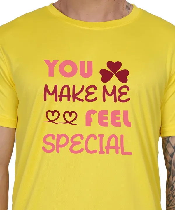 Yellow_Cotton_Printed_Crew_Neck_Half_Sleeve_T-Shirt_For_Men