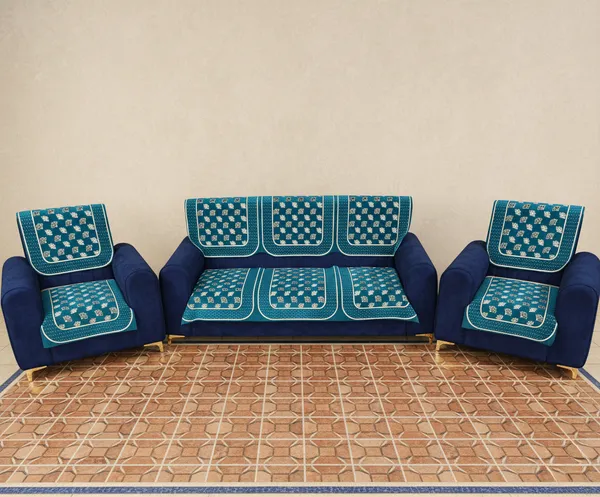 Blue_Floral_Pattern_Velvet_Slip_Sofa_Cover_(5_Seater)_(Pack_Of_6)