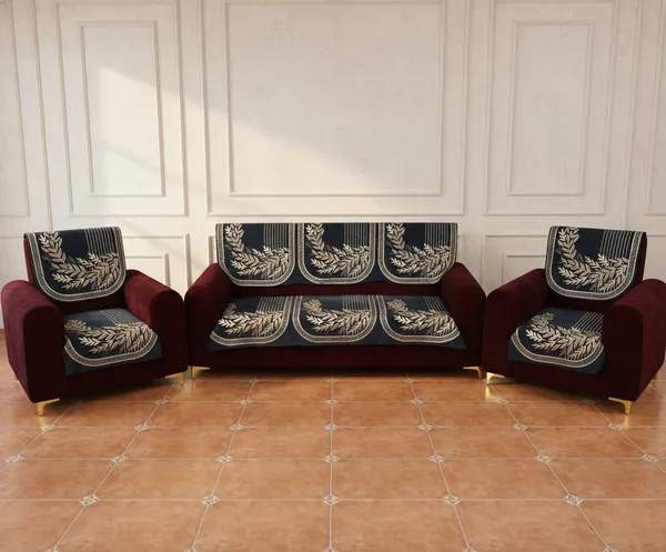 Grey_Floral_Pattern_Velvet_Slip_Sofa_Cover_(5_Seater)_(Pack_Of_6)