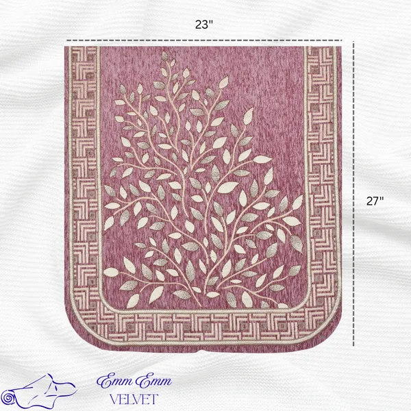 Pink_Floral_Pattern_Velvet_Slip_Sofa_Cover_(5_Seater)_(Pack_Of_6)
