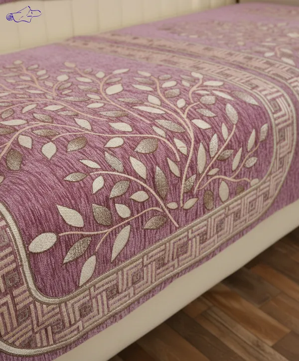 Pink_Floral_Pattern_Velvet_Slip_Sofa_Cover_(5_Seater)_(Pack_Of_6)