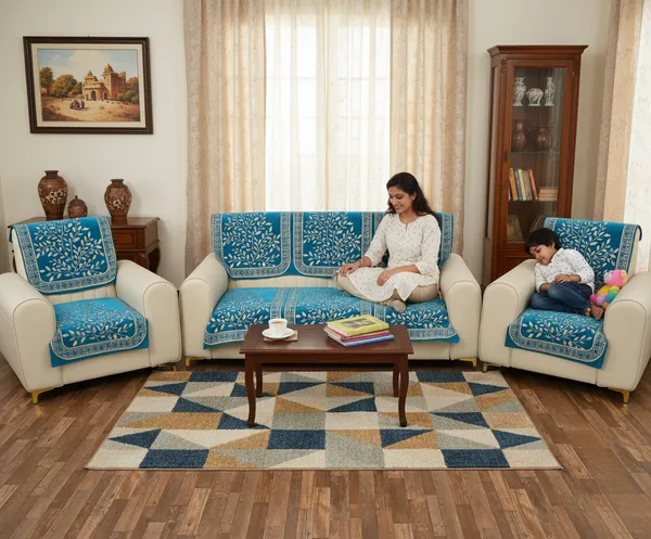 Blue_Floral_Pattern_Velvet_Slip_Sofa_Cover_(5_Seater)_(Pack_Of_6)