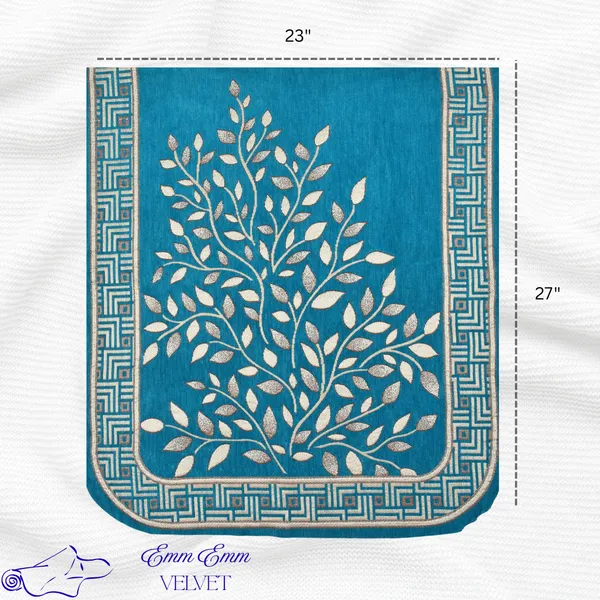 Blue_Floral_Pattern_Velvet_Slip_Sofa_Cover_(5_Seater)_(Pack_Of_6)