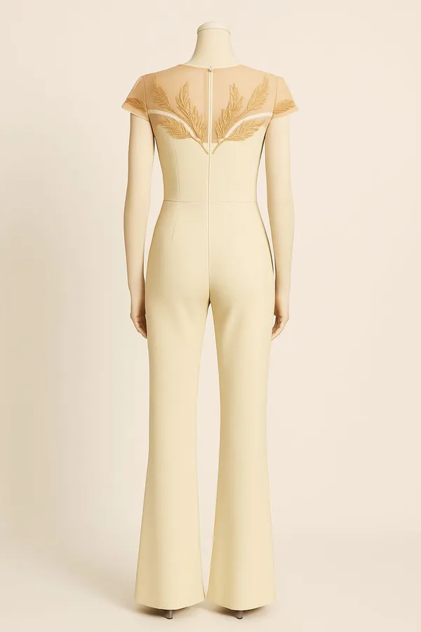 White_Crepe_Party_Wear_Women_Western_For_Women