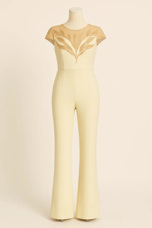 White_Crepe_Party_Wear_Women_Western_For_Women