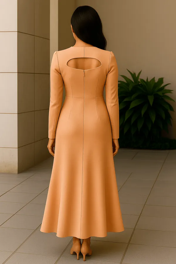 Soft_Peach_Amber_Crepe_Party_Wear_Dress_For_Women