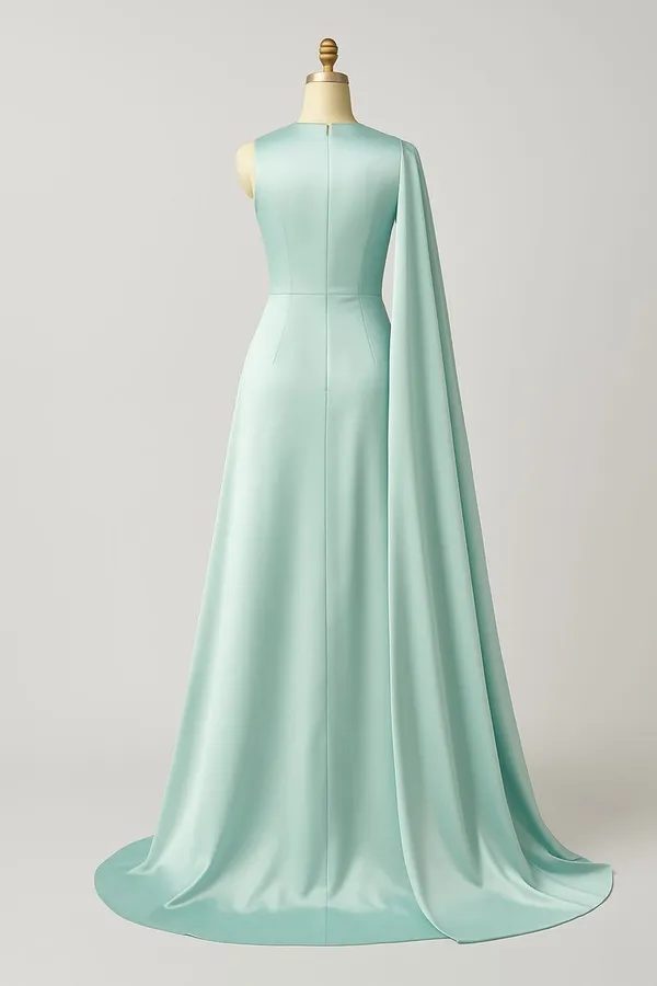 Mint_Blue_Satin_Party_Wear_Gown_For_Women