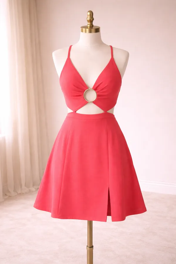 Peach__Party_Wear_Dress_For_Women