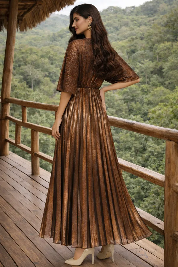 Burnished_Copper_Full_Length_Party_Wear_Dress_For_Women