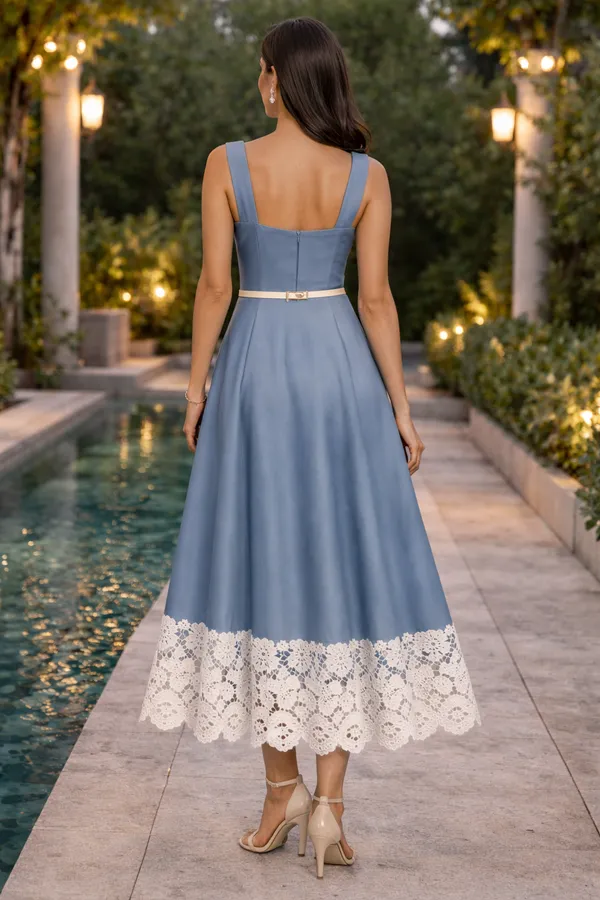 Dusty_Blue_Fit_&_Flare_Lace_Hem_Midi_Dress