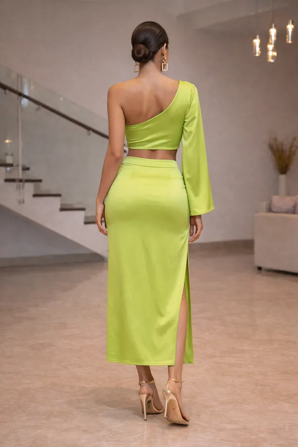 One-Shoulder_Satin_Slit_Co-Ord_Set