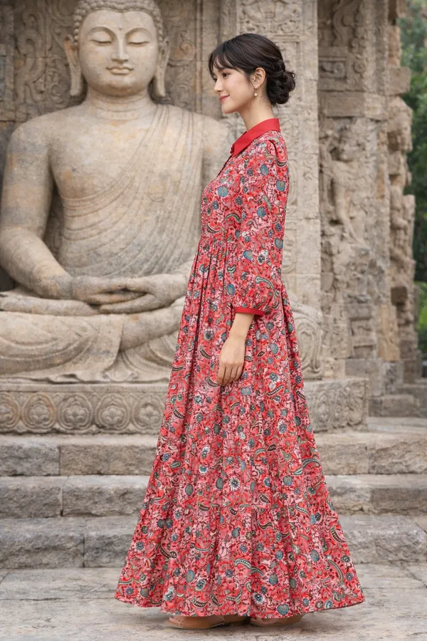 Sufiza_Crepe_Printed_Full_Length_Dress
