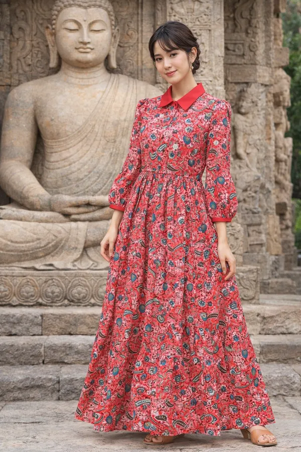 Sufiza_Crepe_Printed_Full_Length_Dress