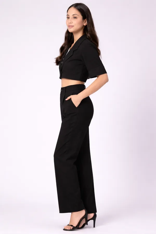 Black_Cotton_Party_Wear__Co-ords_Set_For_Women
