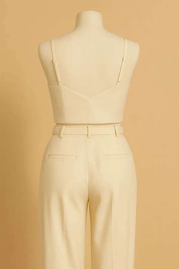 White_Acrylic_Party_Wear_Co-Ord_Set_For_Women