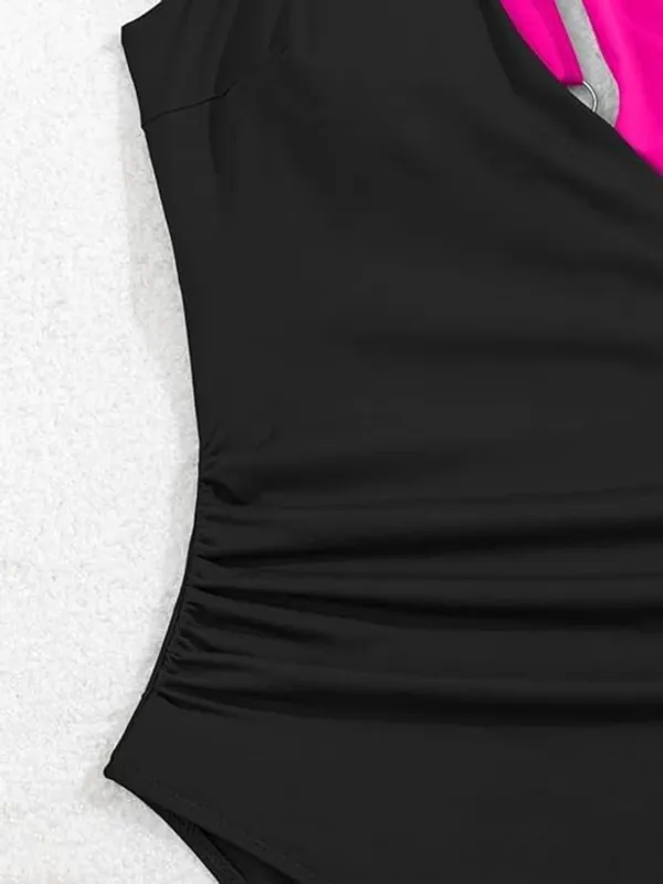Black_&_Pink_Nylon_Premium_&_Elegant_Swimsuit_For_Women
