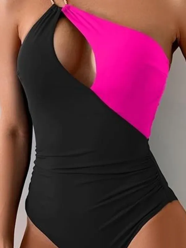Black_&_Pink_Nylon_Premium_&_Elegant_Swimsuit_For_Women