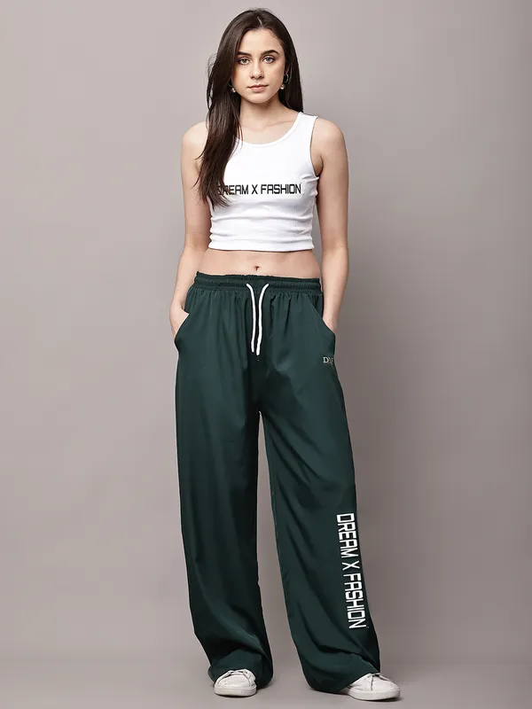 Green_NS_Lycra_Line_Track_Pant_For_Women