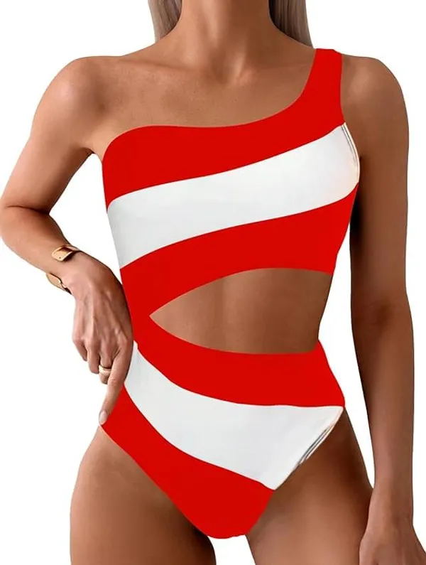 Red_&_White_Nylon_Premium_&_Elegant_Swimsuit_For_Women