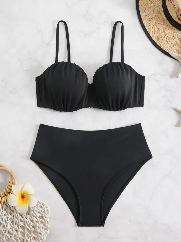 Black_Nylon_Premium_&_Elegant_Bikini_Set_For_Women