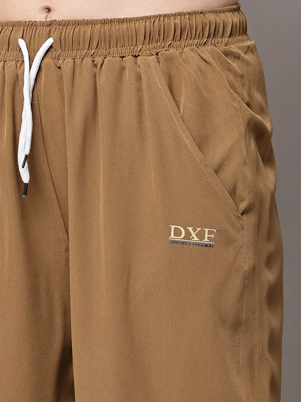 Mustard_NS_Lycra_Line_Track_Pant_For_Women