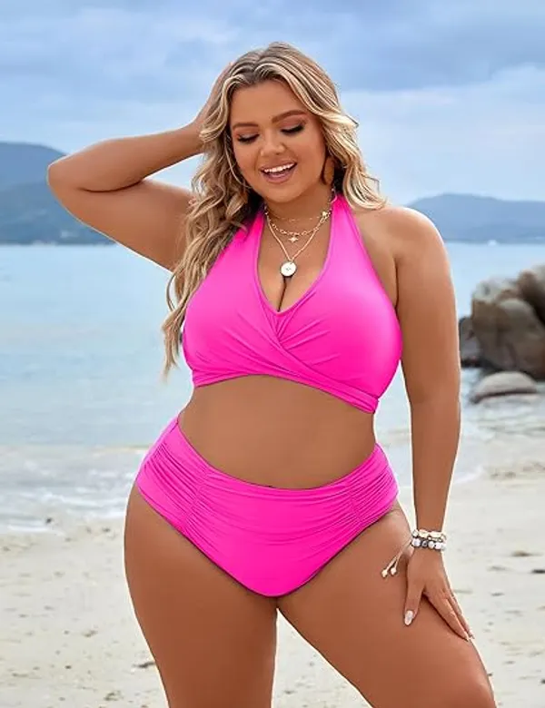 Hot_Pink_Nylon_Premium_&_Elegant_Lingerie_Set_For_Women