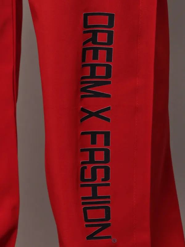 Red_NS_Lycra_Line_Track_Pant_For_Women