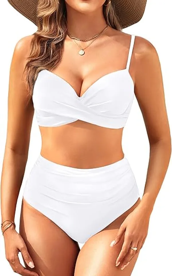 White_Nylon_Premium_&_Elegant_Swimsuit_For_Women