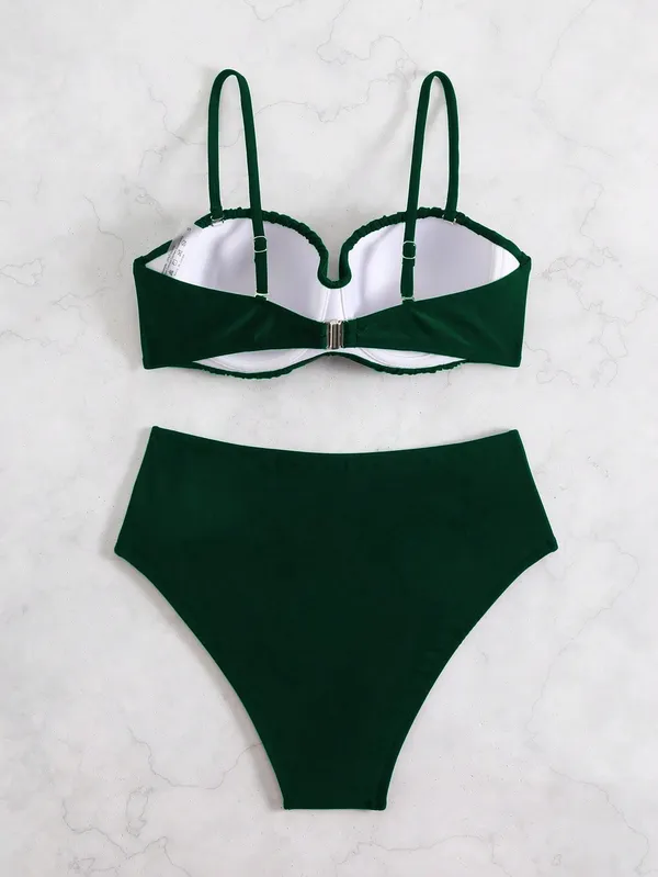 Green_Nylon_Premium_&_Elegant_Bikini_Set_For_Women