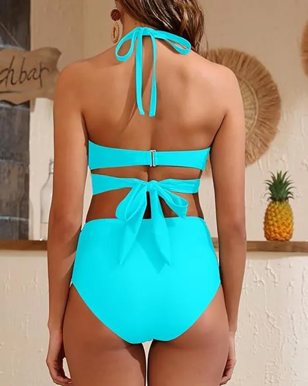 Aqua_Nylon_Premium_&_Elegant_Bikini_Set_For_Women