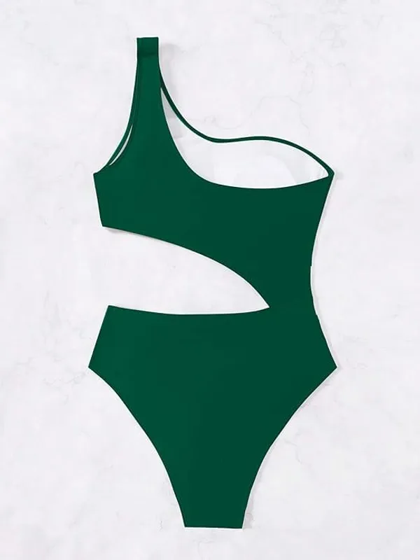 Green_&_White_Nylon_Premium_&_Elegant_Swimsuit_For_Women