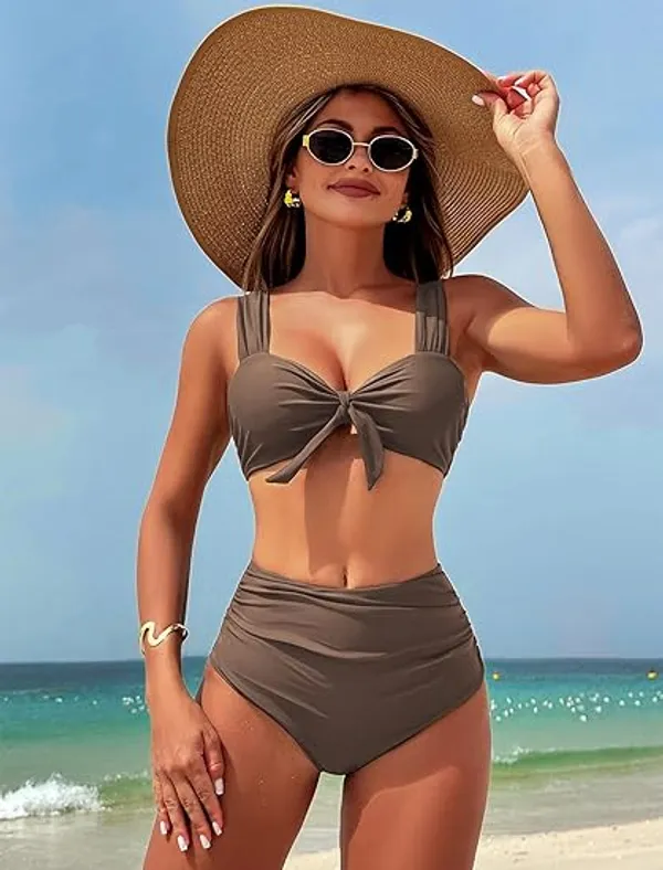 Coffee_Nylon_Premium_&_Elegant_Swimsuit_For_Women