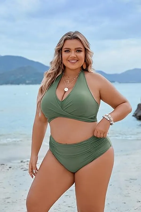 Army_Green_Nylon_Premium_&_Elegant_Lingerie_Set_For_Women