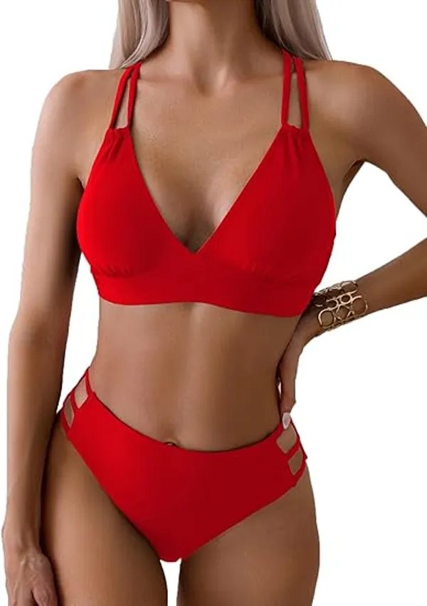 Red_Nylon_Premium_&_Elegant_Swimsuit_For_Women