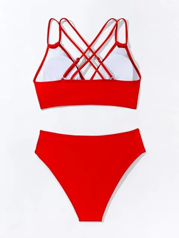 Red_Nylon_Premium_&_Elegant_Swimsuit_For_Women