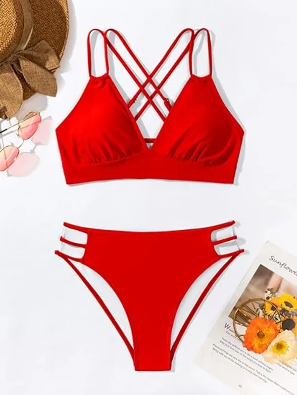 Red_Nylon_Premium_&_Elegant_Swimsuit_For_Women