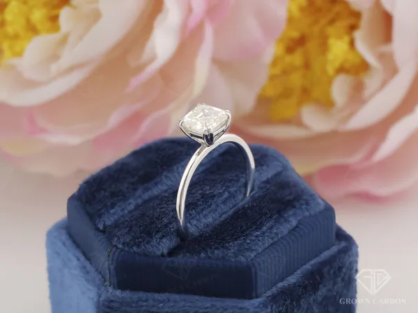 Asscher_Solitaire_Ring_For_Women_|_925_Sterling_Silver_|_Moissanite_Stone