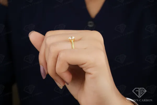 Round_Moissanite_Classic_Ring_For_Women_|_925_Sterling_Silver_|_Moissanite_Stone