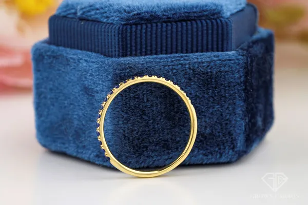 Sapphire_Pave_Band_For_Women_|_925_Sterling_Silver_|_Moissanite_Stone