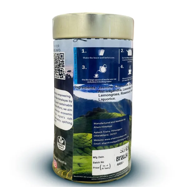 100%_Herbal_Stress_Relief_Anxiety_Tea_|_Blend_Of_Tulsi,_Ashwagandha,_Mulethi,_Blue_Pea,_Jasmine,_Chamomile,_Lemongrass,_Rosemary,_Rose,_Lavender_|_Rich_In_Antioxidants,_Helps_To_Improve_Insomnia_Condition